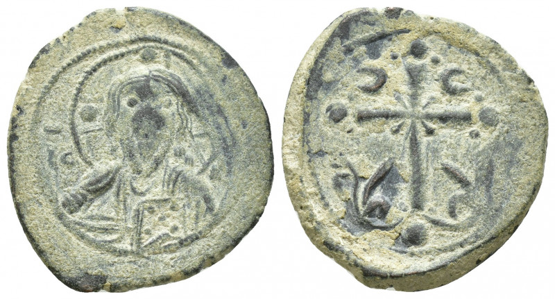 Anonymous Folles. temp. Nicephorus III, circa 1078-1081. Ae Follis (25mm, 7 g) C...