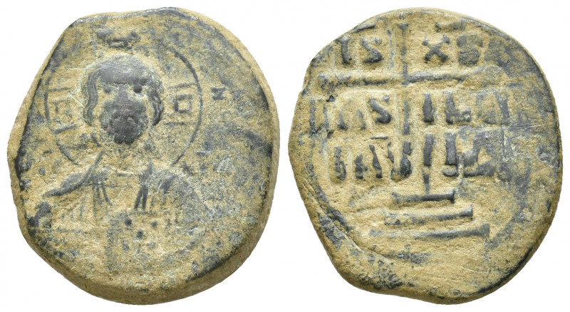 Romanus III Argyrus. 1028-1034. Æ follis (anonymous). (26mm, 9.8 g) Class B. Bus...