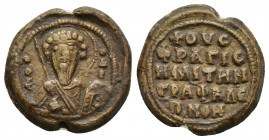 Unidentified Byzantine lead seal, 19 mm, 7.8 gr.