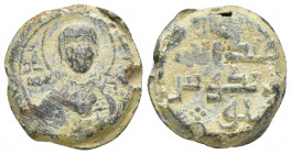 Unidentified Byzantine lead seal, 21 mm, 9.6 gr.