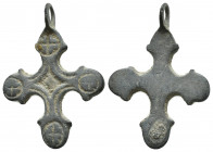 Byzantine Cross Pendant (31mm, 3.2 g) SOLD AS SEEN, NO RETURN!