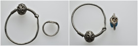 Silver bracelet (43mm, 8.2 g) and ring (21mm, 2.8 g) SOLD AS SEEN, NO RETURN!