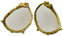 Ancient gold earring (23mm, 3.1 g) SOLD AS SEEN, NO RETURN!