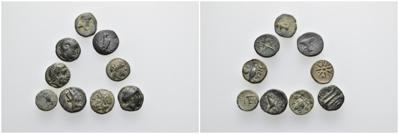 Ancient coins mixed lot 9 pieces SOLD AS SEEN NO RETURNS.