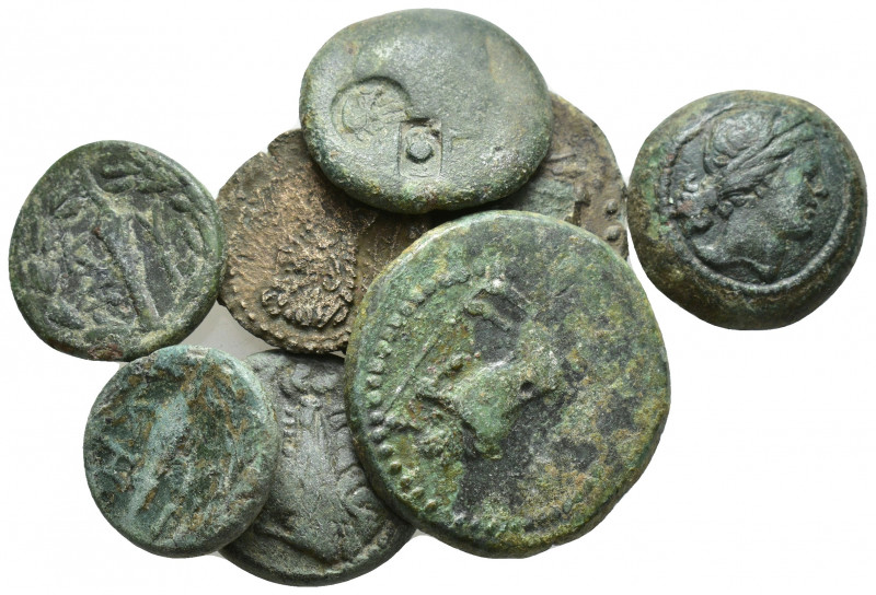 Ancient coins mixed lot 8 pieces SOLD AS SEEN NO RETURNS.
