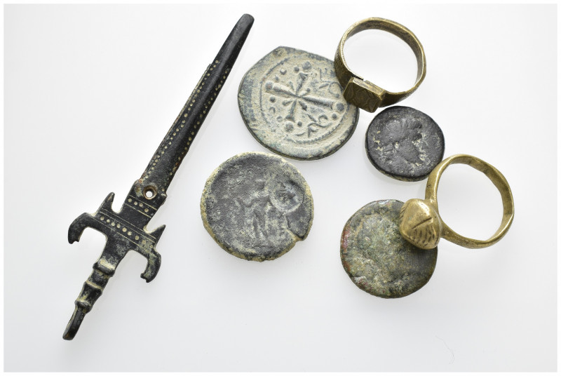 Antiques and coins mixed lot 7 pieces SOLD AS SEEN, NO RETURN!