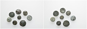 Ancient coins mixed lot 9 pieces SOLD AS SEEN NO RETURNS.