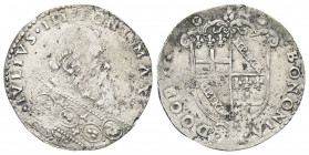 BOLOGNA
Paolo III (Alessandro Farnese), 1534-1549.
Due terzi di Paolo.
Ag gr. 3,30
Dr. PAVLVS III PONT MAX. Busto a d., con piviale ornato.
Rv. B...