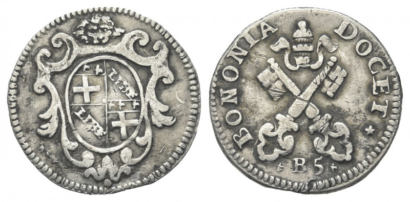BOLOGNA
Clemente XII (Lorenzo Corsini), 1730-1740. 
Carlino da 5 Bolognini 173...
