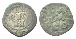 PAVIA
Federico II di Svevia, Imperatore e Re d’Italia, 1220-1250.
Denaro.
Mi gr. 0,70
Dr. AVGVSTVS CE. FE / RIC / N. Iscrizione disposta su tre ri...