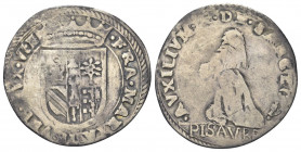 PESARO
Francesco II Maria della Rovere, 1574-1624. 
Paolo.
Ag gr. 2,54
Dr. FRANC M II VRB DVX VI ET C. Stemma coronato.
Rv. AVXILIVM - DE SANCTO....