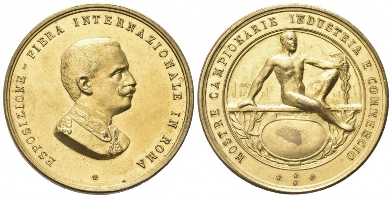 ROMA
Vittorio Emanuele III, 1900-1943.
Medaglia 1925 Fiera internazionale di R...