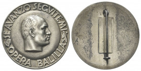 ROMA
Ventennio Fascista, dal 1923 al 1943.
Distintivo 1934 a. XII Opera Nazionale Balilla.
Metallo Bianco gr. 17,16 mm. 39,4
Dr. SE AVANZO SEGVITE...