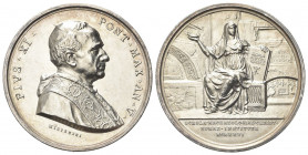 ROMA
Pio XI (Achille Ratti), 1929-1939.
Medaglia 1926 a. V opus A. Mistruzzi.
Ag gr. 34,74 mm. 44
Dr. PIVS XI - PONT MAX AN V. Busto del pontefice...