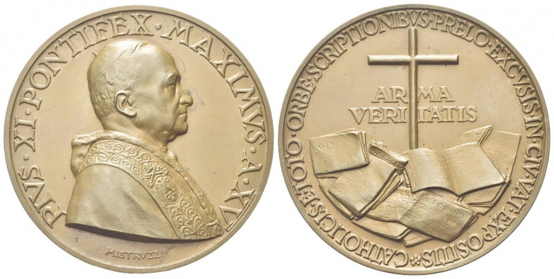 ROMA
Pio XI (Achille Ratti), 1929-1939.
Medaglia a. XV opus A. Mistruzzi.
Æ g...