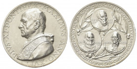 ROMA
Pio XI (Achille Ratti), 1929-1939.
Medaglia 1937 a. XVI opus A. Mistruzzi.
Ag gr. 36,45 mm. 44,8
Dr. PIVS XI PONTIFEX MAXIMVS ANNO XVI. Busto...