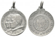 ROMA
Pio XII (Eugenio Pacelli), 1939-1958.
Medaglia 1942 a. IV opus M. Buttafava.
Æ argentato gr. 12,09 mm. 31
Dr. MCMXXII PIVS XI INSTITVIT - PIV...