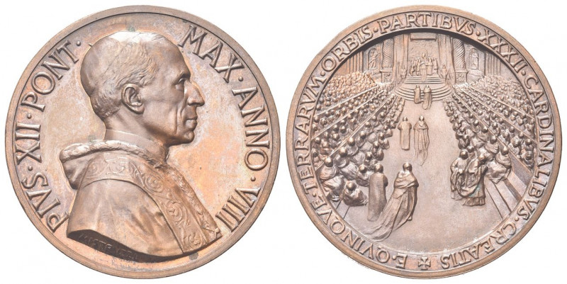 ROMA
Pio XII (Eugenio Pacelli), 1939-1958.
Medaglia 1946 a. VIII opus A. Mistr...