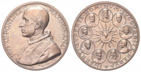 ROMA
Pio XII (Eugenio Pacelli), 1939-1958.
Medaglia 1947 a. IX opus A. Mistruzzi.
Ag gr. 30,59 mm. 44
Dr. PIVS XII PONTIFEX - MAXIMVS AN IX. Busto...