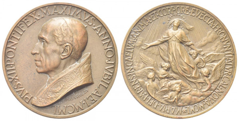 ROMA
Pio XII (Eugenio Pacelli), 1939-1958.
Medaglia 1950 opus A. Mistruzzi.
Æ...