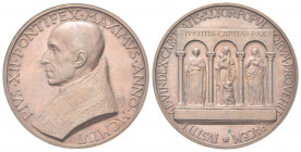 ROMA
Pio XII (Eugenio Pacelli), 1939-1958.
Medaglia 1956 opus A. Mistruzzi.
Æ gr. 37,63 mm. 44
Dr. PIVS XII PONTIFEX MAXIMVS ANNO MCMLVI. Busto a ...
