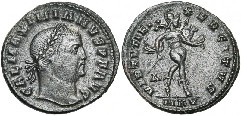 MAXIMIEN GALERE Auguste (305-311), AE follis, 308-309, Cyzique. D/ GAL MAXIMIANV...