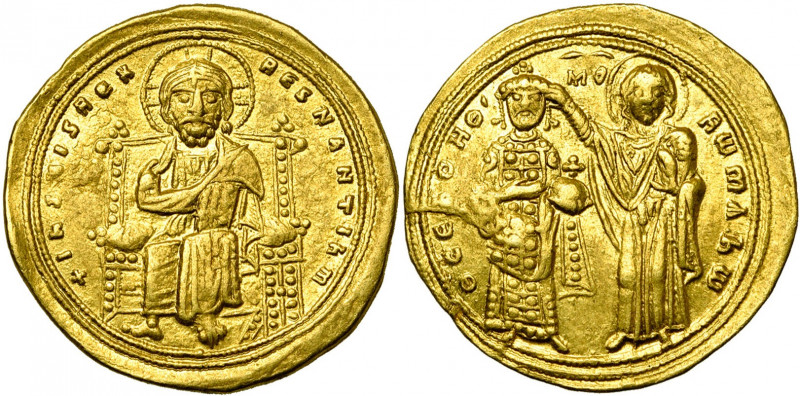 Romain III Argyre (1028-1034), AV histamenon, Constantinople. D/ Le Christ nimbé...