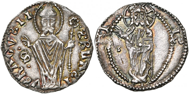 DALMATIE, RAGUSE, République, AR gros, à partir de 1372. D/ Saint Blaise deb. de...