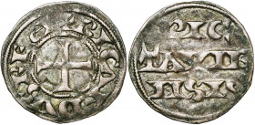 FRANCE, POITOU, Comté, Richard Coeur de Lion (1189-1199), AR denier. D/ + RICARDVS REX Croix pattée. R/ PIC/TAVIE/NSIS. B. 424; P.A. 2505; Elias 8; D....