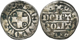 FRANCE, PONTHIEU, Comté, Edouard Ier d''Angleterre (1279-1290), AR denier, à partir de 1283. D/ + EDOARDVS REX Croix cantonnée de deux annelets. R/ MO...