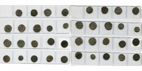 FRANCE, lot de 19 p., dont: Melgueil, denier, 12e-13e s. (4); Albi, Successeurs de Raymond Bernard, denier, 12e-13e s. (2); Toulouse, Raymond V, VI ou...