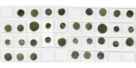 FRANCE, lot de 17 p.: Penthièvre, successeurs d''Etienne Ier, denier, 12e s., Guingamp; Maine, denier anonyme, 13e s.; Poitou, obole au type immobilis...