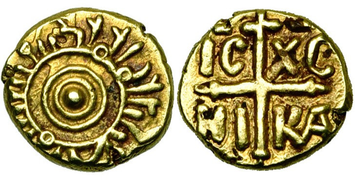 ITALIE, SICILE, Tancrède (1190-1194), AV tari. D/ Globule dans un double cercle....