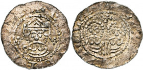 NEDERLAND, FRIESLAND, Graafschap, Egbert II (1068-1090), AR denarius, 1068-1077 (?), Bolsward. Vz/ + VECBERTVS Gekroond bb. v.v. Kz/ + BO[DLIN]VVE Bb....