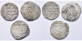 ROYAUME DE JERUSALEM, lot de 3 p.: imitation du dirham ayyoubide d''al Zahir Ghazi, émir d''Alep; imitation du dirham ayyoubide de Saleh Ism`aïl, au n...