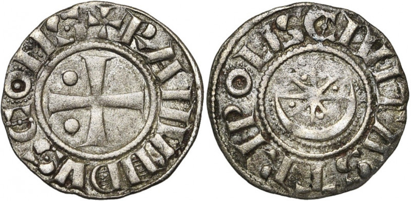 COMTE DE TRIPOLI, Raymond II (1137-1152) ou Raymond III (1152-1187), billon deni...