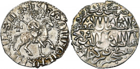 ARMENIE, Royaume, Hetoum Ier (1226-1270), AR tram bilingue, AH 639/AD 1241, Sis. Frappé avec le sultan Kaikhusrew. Bed. 807; ACTV 324; Erkiletlioglu-G...