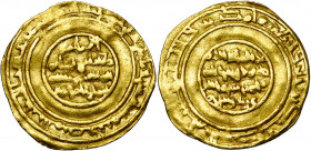FATIMID, al-Mustansir (AD 1036-1094/AH 427-487) AV dinar, AH 4[27] or 4[37], al-Mansuriya. Nicol 2203; Album 719.1. 3,90g Crude strike.
Fine - Very F...