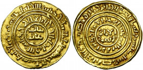 FATIMID, al-Amir (AD 1101-1130/AH 495-524) AV dinar, AH 510, Misr. BMC IV, 208; Lav. 425; Miles, Fatimid, 462; Album 729. 3,94g.
Very Fine