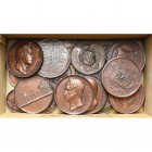 BELGIQUE, lot de 24 médailles et jetons, dont: s. d., Académie royale de médecine; 1846, Jéhotte, Fondation de l''Ordre de Léopold en 1832; 1851, Hart...