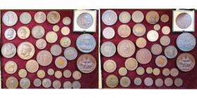 BELGIQUE, lot de 36 médailles et jetons, dont: jeton de la Révolution brabançonne de 1830; 1831, Leclercq, Régence de Surlet de Chokier; s. d., Jouven...