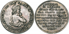 GRANDE-BRETAGNE, AR token, s.d. (vers 1818), Thomason. Mathews on the game of whist. D/ B. d''un éphèbe à d., drapé à l''antique, posant son doigt sur...