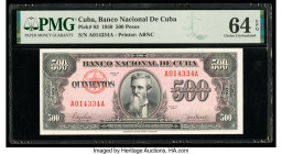 Cuba Banco Nacional de Cuba 500 Pesos 1950 Pick 83 PMG Choice Uncirculated 64 EPQ. 

HID09801242017

© 2022 Heritage Auctions | All Rights Reserved