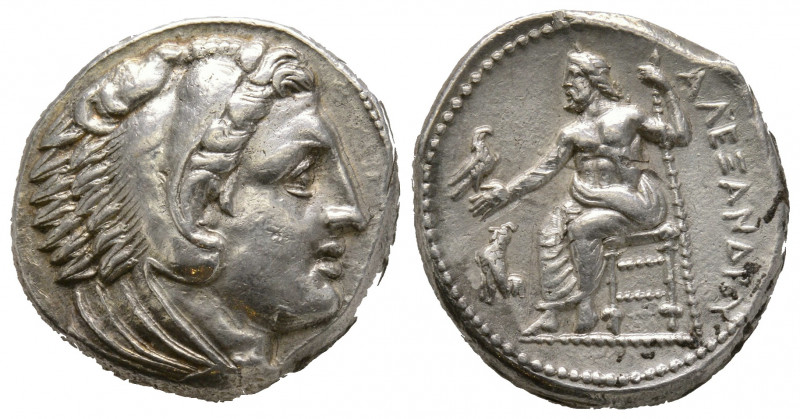 Macedonia,Alexandre III le Grand (336-323) BC. Tetradrachm, AG 17,18 g., 25,5 mm...