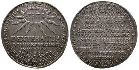 Erfurt. Taler, 1632. Gustav II Adolph, AG 29.51 g.
Ref : Dav-4546, KM#59. TTB. Très Rare