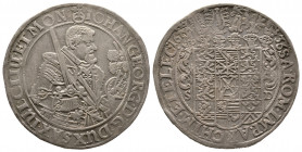 Saxony. Johann Georg I 1615-56, Taler, 1636, AG 29.31 g.
Ref : Dav-7601, KM#132. TTB