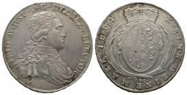 Saxony Friedrich August (1763-1806 AD), taler, AD 1804, AG 27.74 g. Ref : KM#1027. Superbe