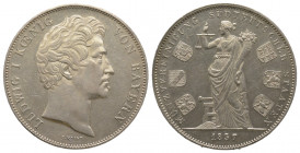 Bayern, 2 Taler / 3-1/2 Gulden 1837, AG 37.08 g.
Ref : KM# 792, Superbe et Rare