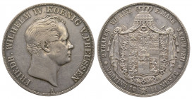 Prussia, Friedrich Wilhelm IV, 2 Taler, 1841-A. Berlin Mint, AG 37.10 g.
Ref : Dav.766, KM#440.1. Presque Superbe