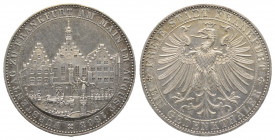 Frankfurt, Taler, 1863, AG 18.50 g. Ref : Dav.654, KM#372 Superbe